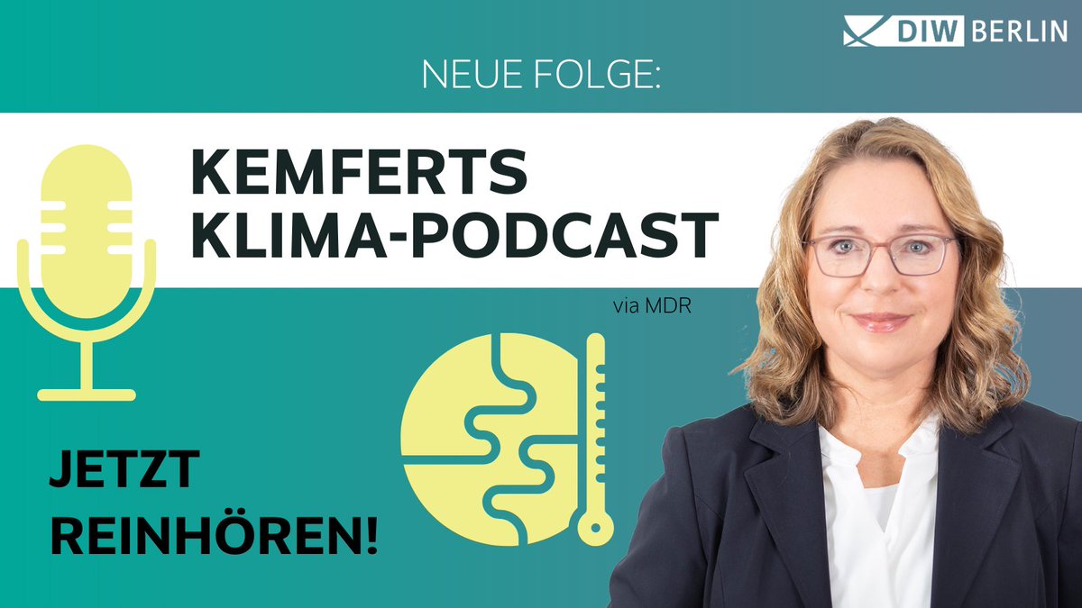 Neue Folge von @CKemfert|s Klima-Podcast beim @mdrde: Diesmal geht's um aktuelle Berichterstattung zum deutschen Atomausstieg im Jahr 2023, eine Studie zu Greenwashing in der Werbung & den Klima-Hungerstreik in Berlin. 🎧Jetzt reinhören unter: mdr.de/nachrichten/po…