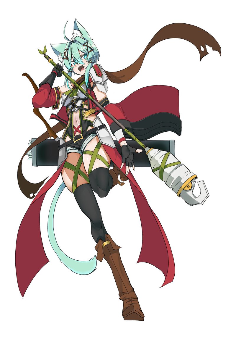 TRPG咲子ことサキちゃんの武器は変形槍!鎚モードと槍モードを使い分けて戦うぞっ 