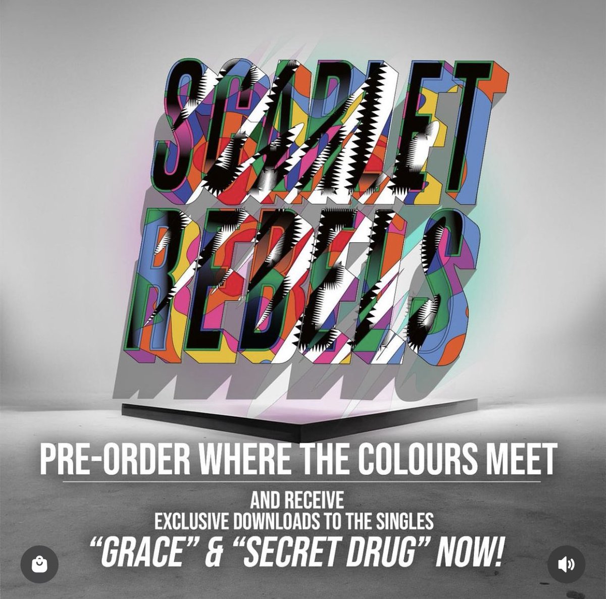 Scarlet Rebels - 2 songs from the new album now streaming- Secret Drug & Grace. Preorder limited wax colours inc signed LP earache.com/scarletrebels ⚫️⚪️🟢🔵