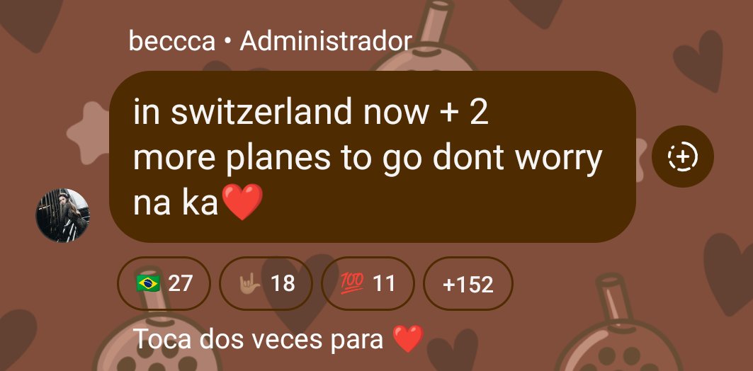 Becky en Suiza, Freen en Alemania, la del jet en USA y una aquí sufriendo en LATAM, esta no es la experiencia internacional que esperaba, Dios ayuda 😭

#BeckyforBalenciaga 
#BookedbyTheVenture
#FreenxFerragamo