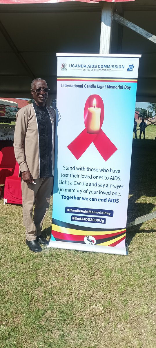 Today in Hoima City for this year's Candlelight memorial. We remember all who have died from AIDS related causes & commit to stop new HIV infections, AIDS related deaths & stigma associated with HIV.