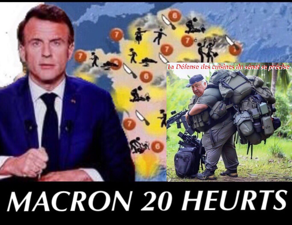 Et la semaine prochaine 
On va encore avoir droit à 
#Macron20Heurts 
#Macron20h 
#MacronLeFléau 
#DupontMorettiDémission 
#Hdp 
#Hdpros 
#Hdp 
🤢🤢🤢🤮🤮🤮🤮