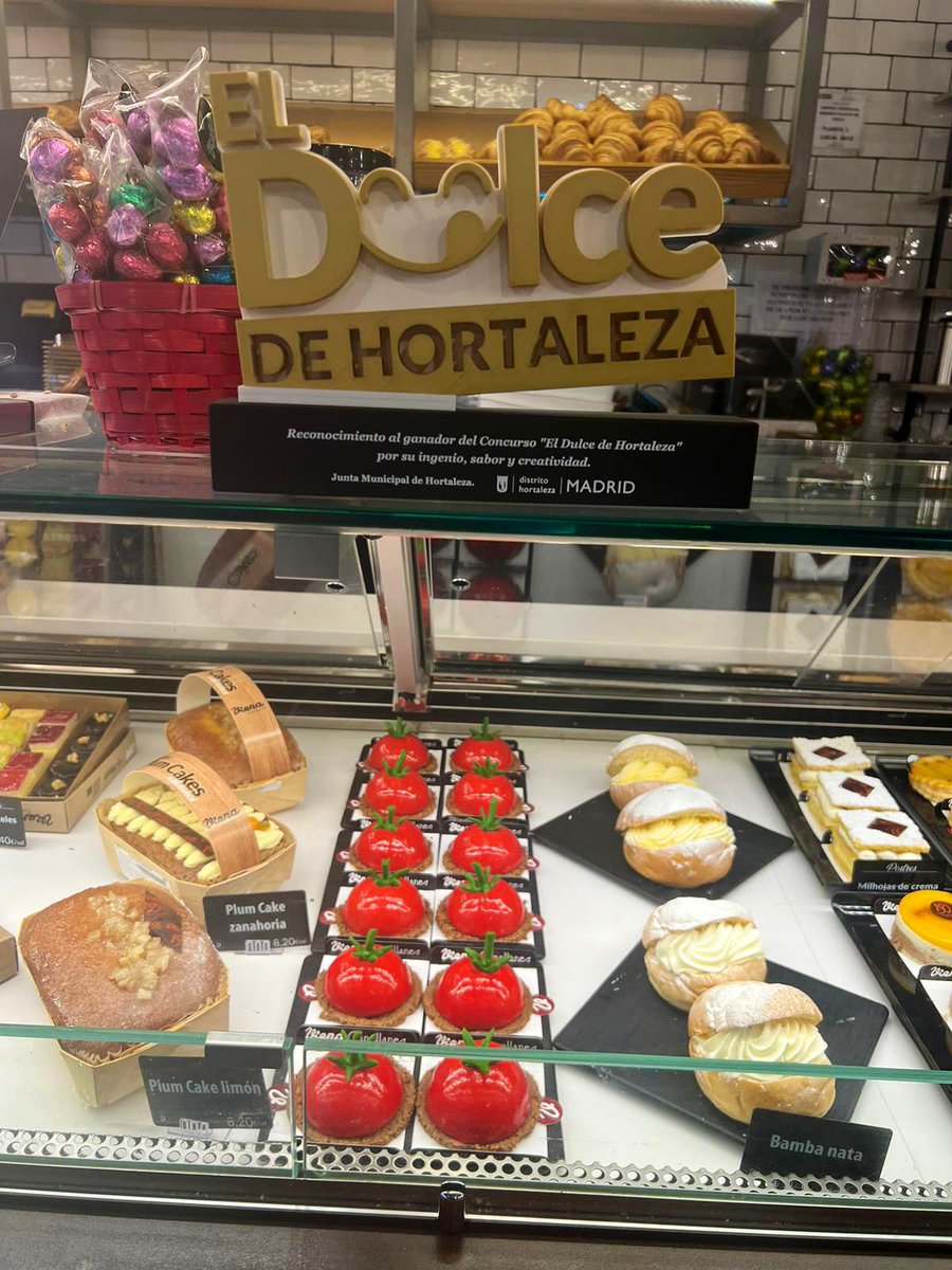 Ya empieza a estar disponible en #Hortaleza y a la venta el #DulceHortaleza, inspirado en la Huerta de la Salud. @AsempasMadrid @AcadMadGastro @engra9 @oromeraj #TodoEstaEnMadrid @MADRID @JMDHortaleza