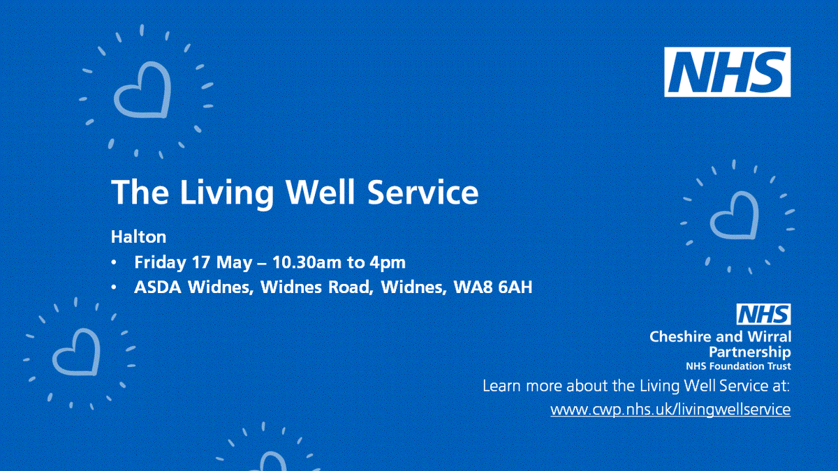 The Living Well Service is in Halton today, offering all routine UK immunisations including MMR. More dates / locations 🔽 bit.ly/3Ywzf91 @NHSCandM