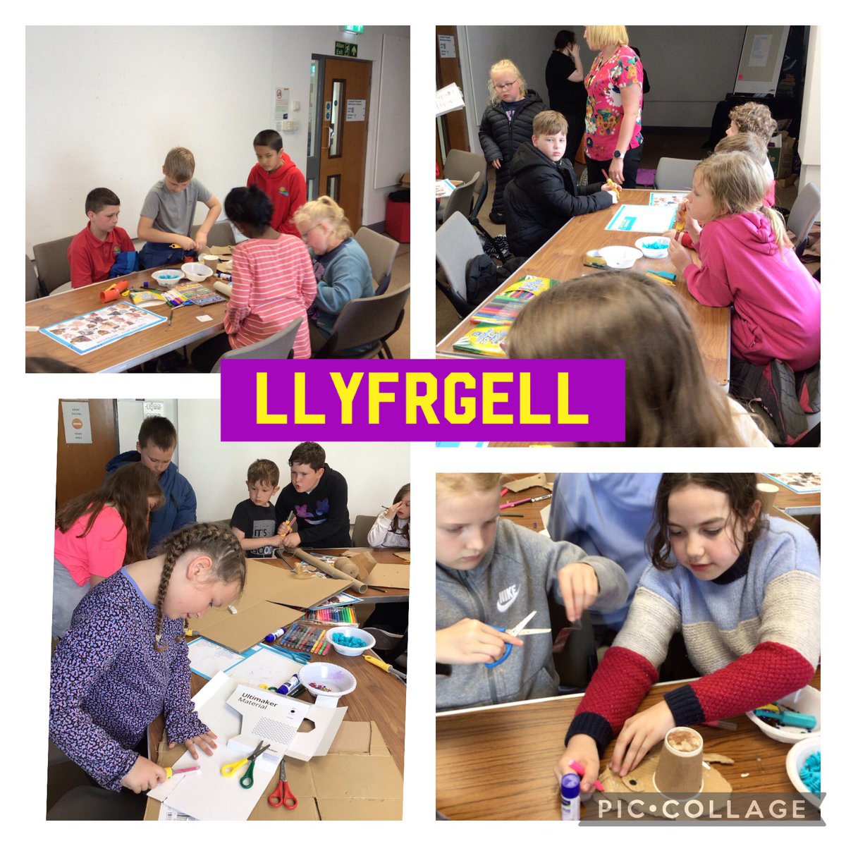 Year 3 and 4 enjoyed in the Library learning about the local area. Diolch yn fawr!