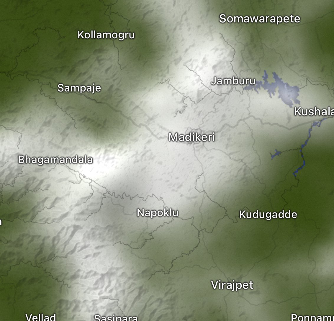 Rains reported in Parts of Kodagu 🌧️☔️
Napoklu , Yemmemadu getting showers
#KodaguRains #KarnatakaRains