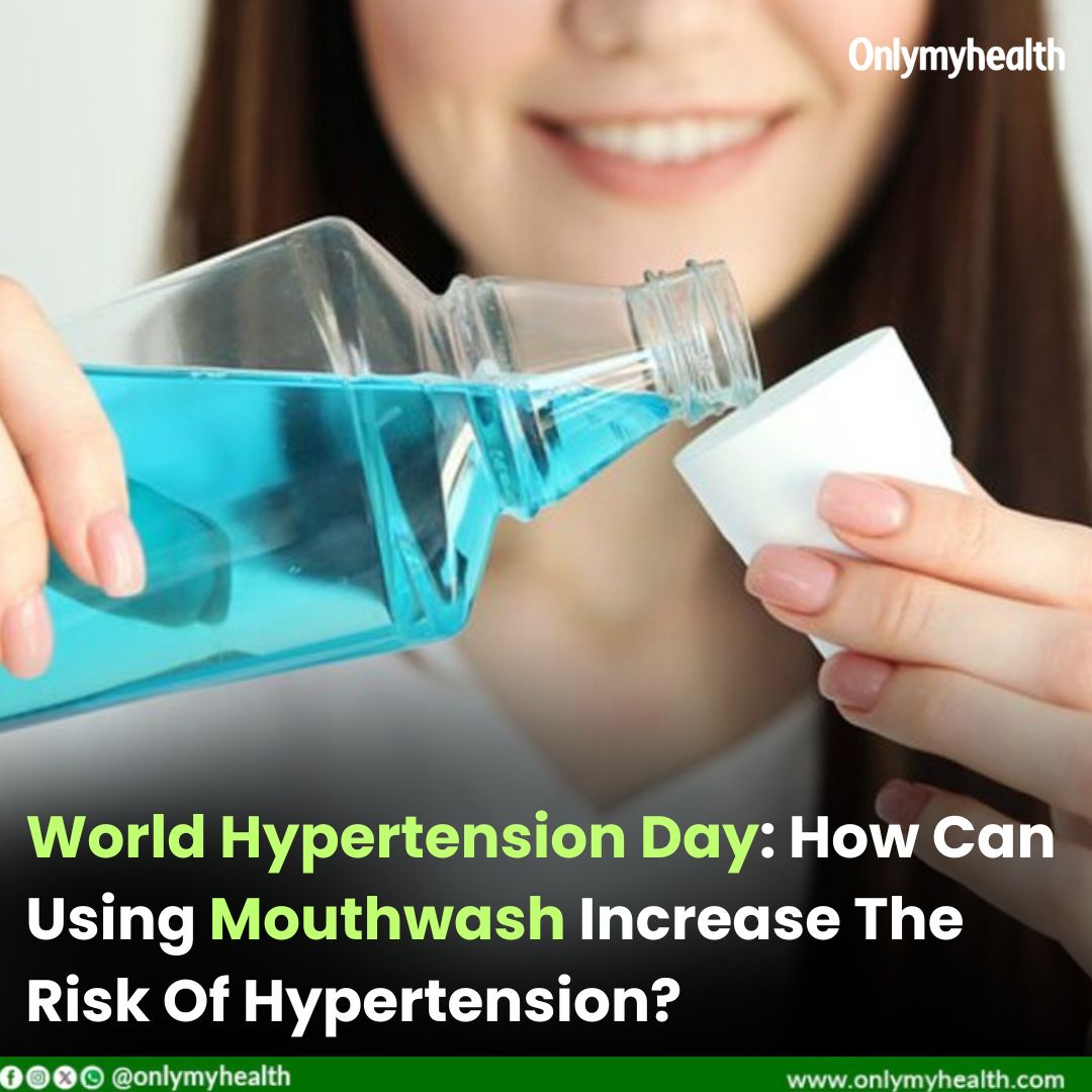A recent study has shown that using mouthwash regularly can raise the risk of hypertension. Read this article to know how. #hypertension #mouthwash #onlymyhealth #health onlymyhealth.com/can-mouthwash-…