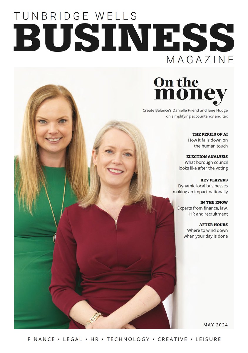 Issue one is out today - in print &amp; online. Look out for our new branded stands around town… This month we feature Danielle Friend &amp; Jane Hodge from local accountants &amp; tax specialists Create Balance. 
They discuss running their business &amp; what drives them to be different…