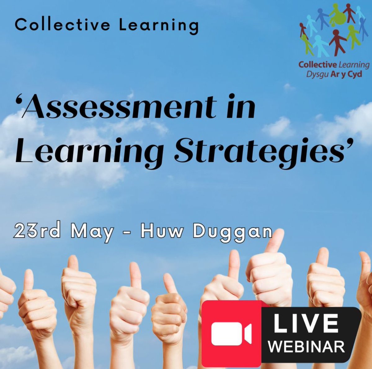 LIVE WEBINAR with Huw Duggan - 'Assessment IN Learning Strategies' 
May 23rd 
Contact us for booking 

#assessmentinlearning #primaryeducation #primaryschool #assessmentinlearning #primaryeducation #primaryschool #cpd