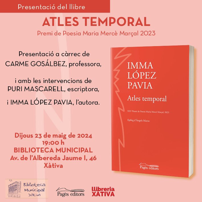 Sí, sí, sí, la Costera, la Costera.
Sí, sí, sí, la Costera ja està ací -
Agafeu boli 🖍️ i apunteu 🗓️@PagesEditors  @CarmeGosalbez @PuriMascarell @SocarraLa @AramateixMJ @ATENACAMBODIA