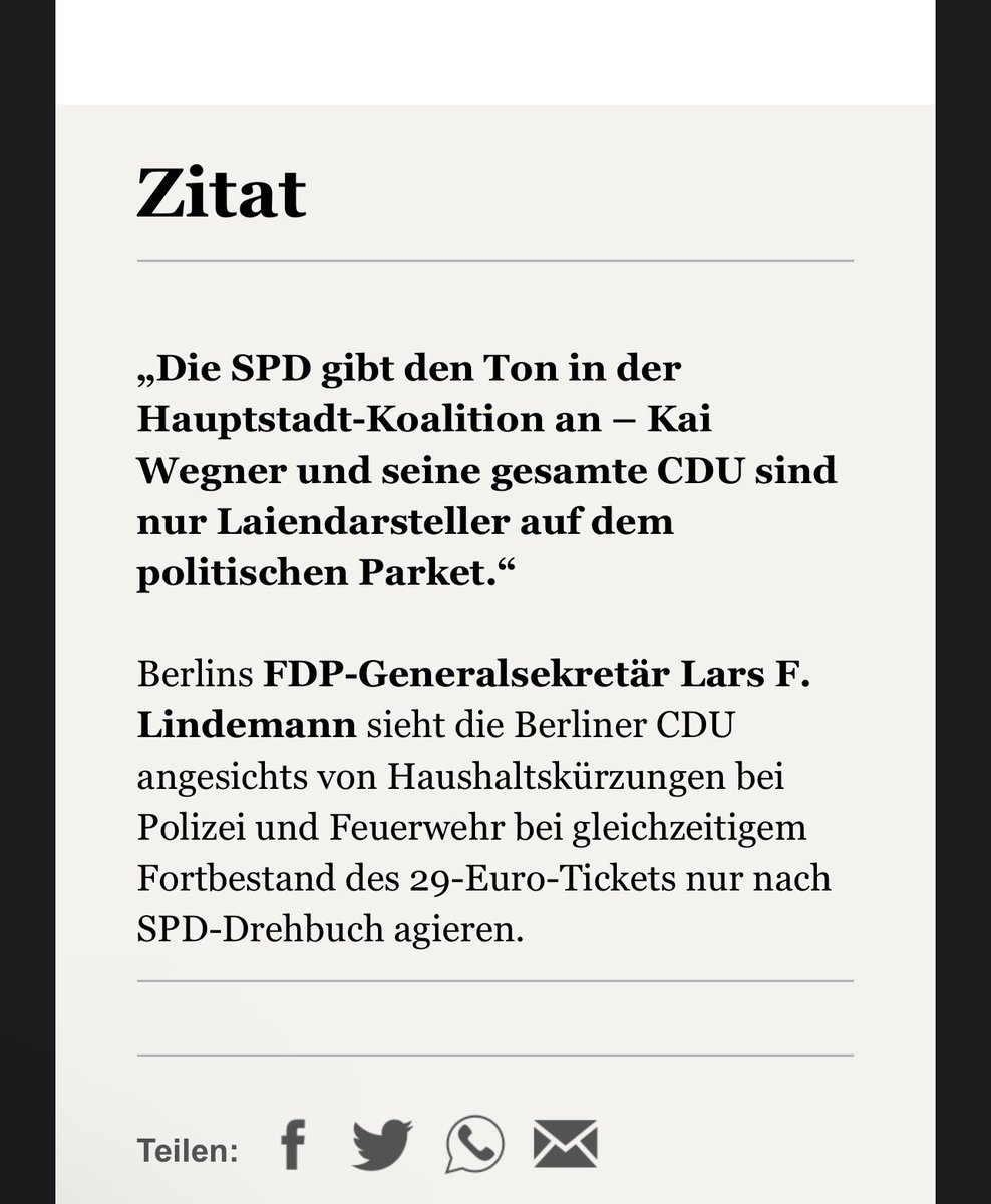 Beschämend - denn klar ist auch: Das 'Beste für #Berlin' ist maximal ein 'Weiter-So', was #SPD fokussiert angeht. Dem Regierenden Bürgermeister fehlt Durchsetzungskraft - traurig, aber vor allem #CDU bedeutet drei verlorene Jahre für die Stadt & die Berliner. #fdp @TspCheckpoint