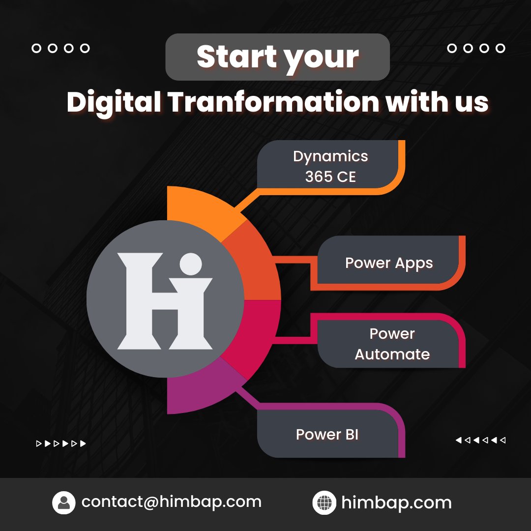 Looking for Microsoft Dynamics 365 CE/Power Platform Consulting Services...
.
.

#MicrosoftDynamics365CE #MicrosoftDynamics365CEConsulting #PowerApps #DigitalTransformation #BusinessSolutions #TechConsulting #BusinessGrowth #CRM #Automation #CustomApps