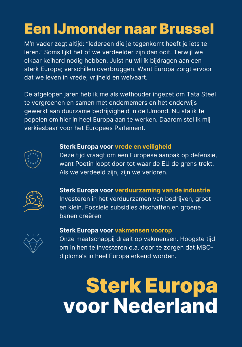 Brigittevdberg's tweet photo. Een IJmonder naar Brussel! 🚀 🇪🇺 Wil jij me helpen? Deel dit bericht! https://t.co/xtIueho2sc