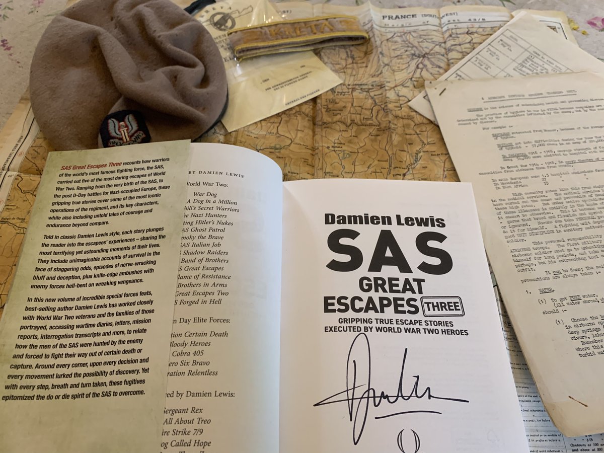 Signing today hardback editions of SAS Great Escapes 3. The best volume yet? You decide. Get them from the awesome @ColesBooks 😀
coles-books.co.uk/sas-great-esca…