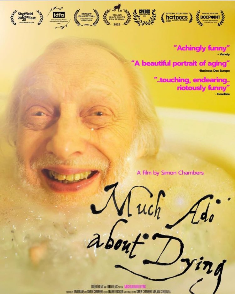 In Newcastle last night <a href="/StarAndShadow/">Star & Shadow Cinema</a> cinema for a screening of Simon Chambers’ documentary Much Ado About Dying.

After the Q&amp;A, I left the venue unable to recall the last time I had that ‘EVERYONE SEE THIS FILM!!!’ feeling quite as powerfully/shoutily muchadoaboutdying.com