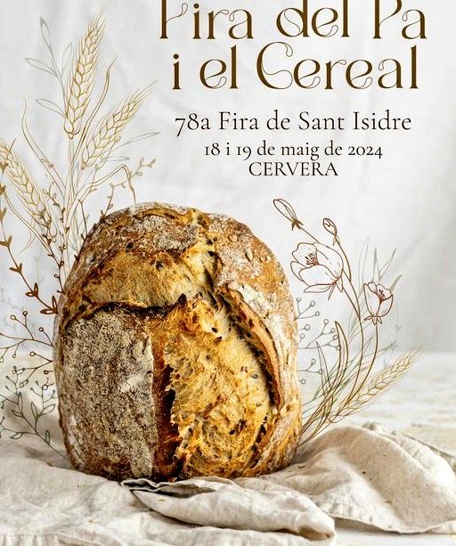 18 - 19: Fira del Pa i el Cereal a Cervera.

La Fira del Pa i el Cereal de Cervera proposa donar a conèixer als visitants la gran varietat de productes dins d’aquest sector, amb la introducció d’elaboracions sense gluten.