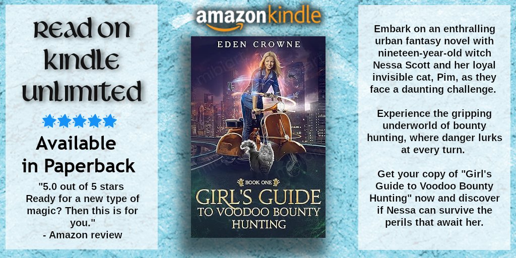 ⭐⭐⭐⭐⭐'a laugh out loud madcap adventure you really don't want to miss.'

#KindleUnlimited #eBook ~   99c Kindle ~ Also audio for only $3.99!   Paperback Book

Girl's Guide to Voodoo Bounty Hunting: Book 1: The Fast and the Furriest
by Eden Crowne amzn.to/3UCrgav