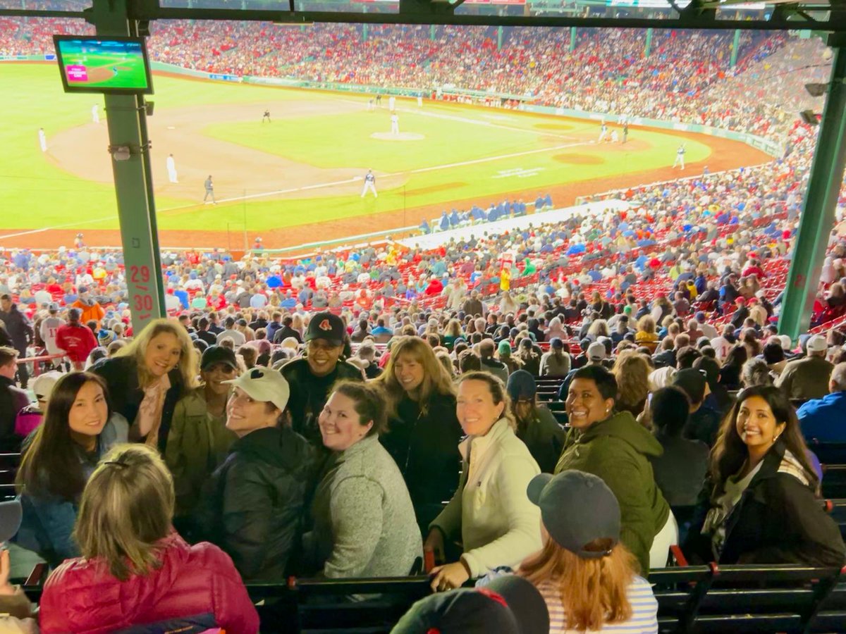 np_varghese's tweet photo. At the pre-conference game with my #epeeps at @fenwaypark! Cheering on the #Redsox #HRSLEAP https://t.co/1ImrghIytS