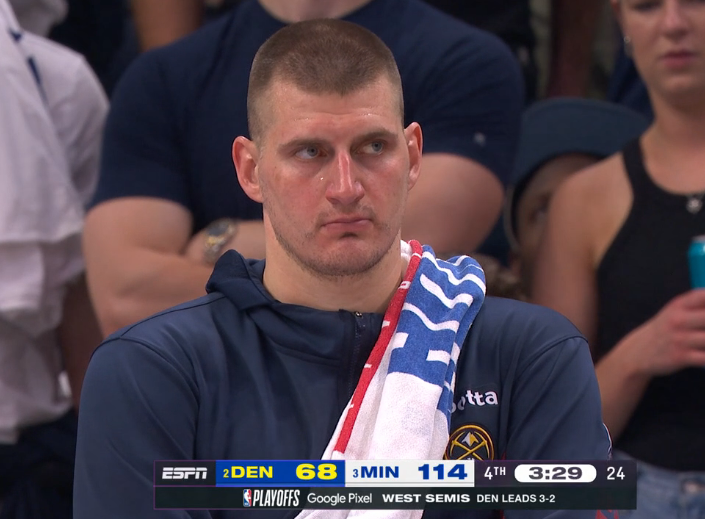 Nikola Jokic est déjà prêt à en découdre lors du Game 7