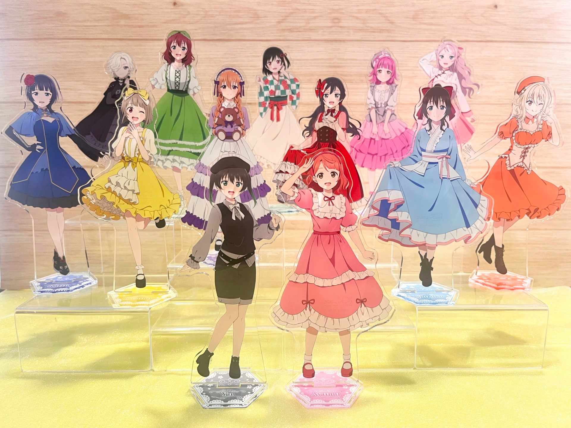 ラブライブ!虹ヶ咲学園スクールアイドル同好会 GiGOコラボカフェ フリルドレス ラブライブ!虹ヶ咲学園スクールアイドル同好会 GiGOコラボカフェ