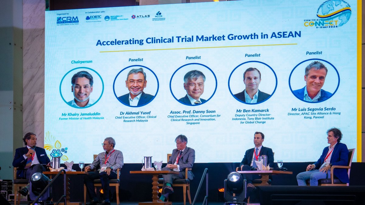 (2/2) - extensively on Malaysia and the potential our country brings to the clinical trial market.

#crmtrialconnect2024