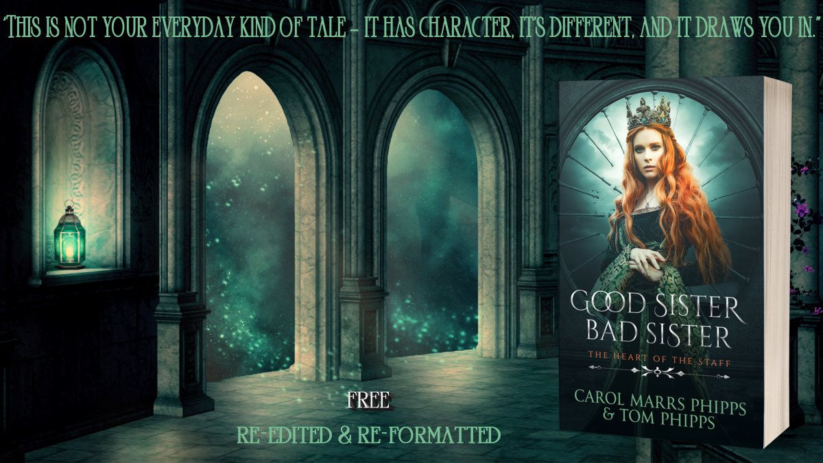 #RT “GOOD SISTER BAD SISTER, the first in the epic series of THE HEART OF THE STAFF, is a wonderful fantasy tale, weaving a complicated, exciting web of intrigue, where good battles evil” #FREE #Fantasy #mustread #bookboost. getbook.at/GOODSISTERBADS…