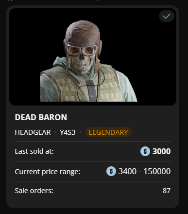 new items in the marketplace. people gonna regret selling this at this price 😂