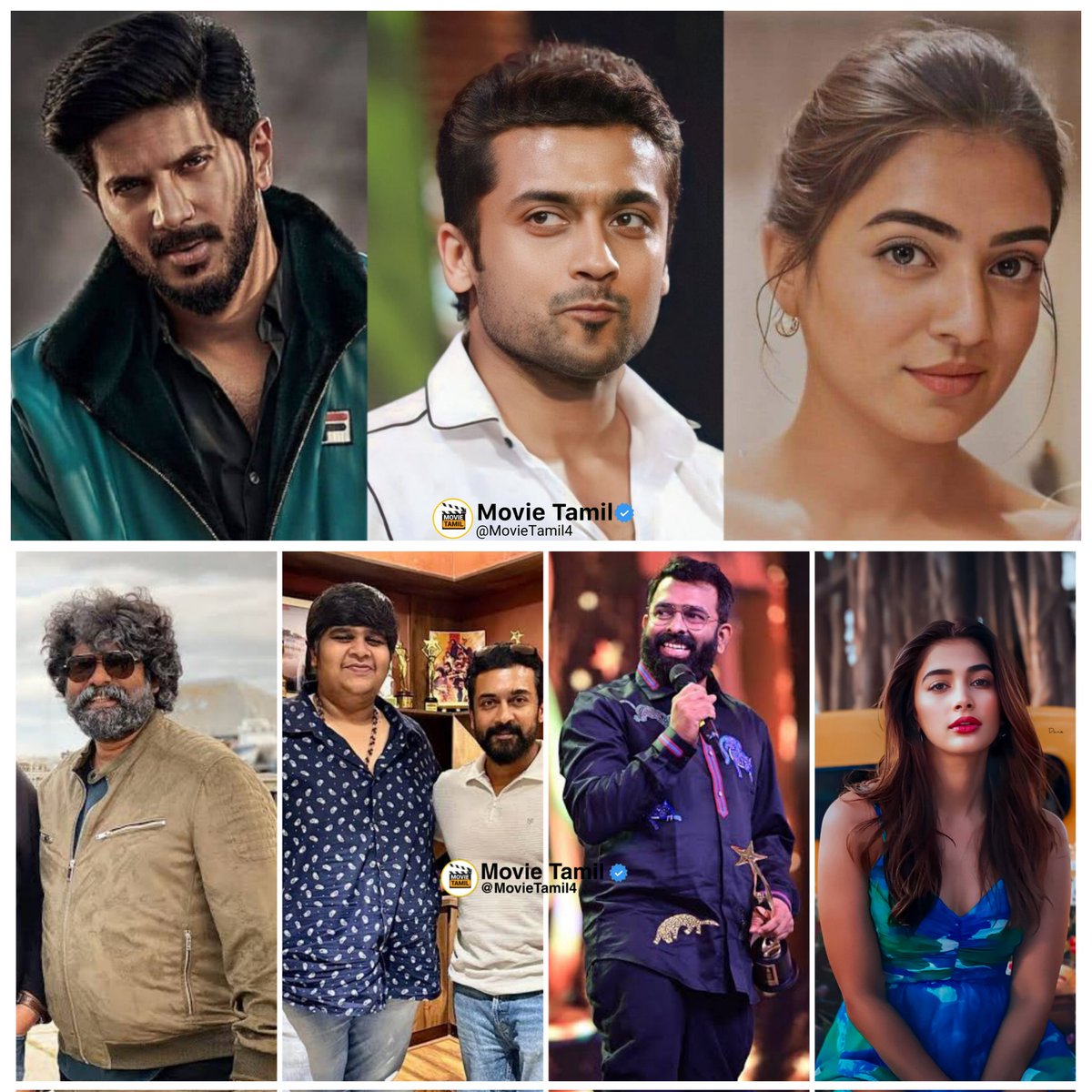 #Suriya43 - #Suriya44 Casting Reveal 😉

Director By #SudhaKongara 
#Suriya - Hero
#DulquerSalmaan  - Supporting
#NazriyaNazim - Female Lead
#VijayVarma - Antagonist Role

'Suriya' Playing For College Student

Suriya44

Director: #KarthikSubbaraj 
Hero : #Suriya
Female Lead :