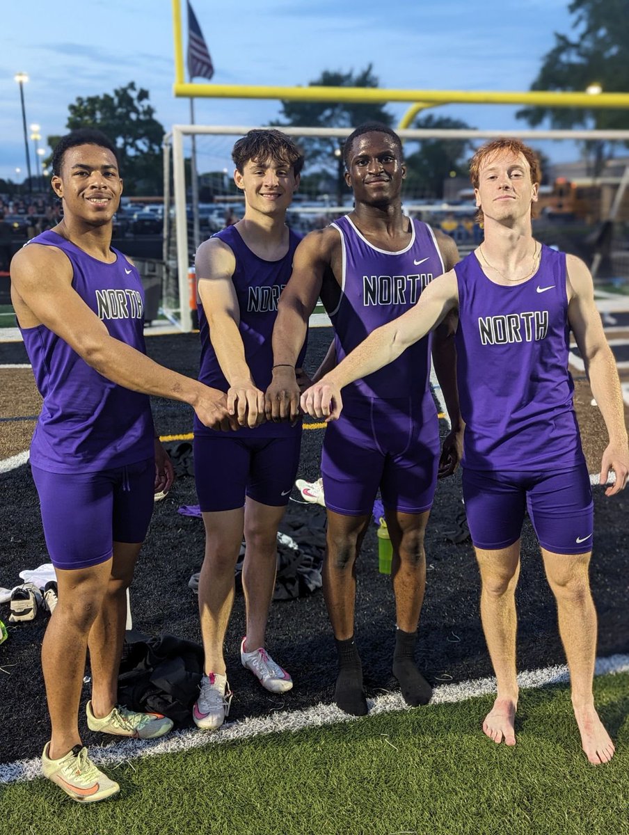 4x2. 1:29.05. Headed to Charleston! Alain Denou - Max Troha - Ethan Murphy - Vince Davero.  #PlayTrack