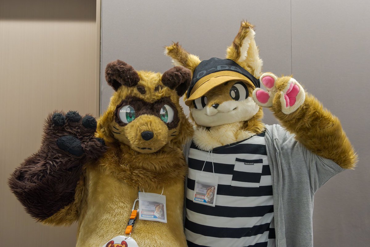 tanunupon's tweet photo. こんにちは~!
去年のOFFFの想い出を…
こだぎーさんとの2ショット撮影してもらいました!
たぬきときつね、これからも仲良くして貰えたら嬉しいですฅ₍ᐢ⓿ᴥ⓿ᐢ₎ฅฅ^•ﻌ•^ฅ
…オラもポンコツもネタとして消費できたら良いなあ…って思ってるのはナイショダ…
#FursuitFriday
#OFFF2023
#OFFF https://t.co/Kb3lp4WF5L