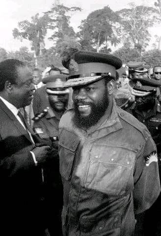 My biggest Hero. That man that saw tomorrow, today, and yesterday. 
#RememberBiafraHeroes 
#May30th 
#FreeBiafra 
#FreeMaziNnamdiNow