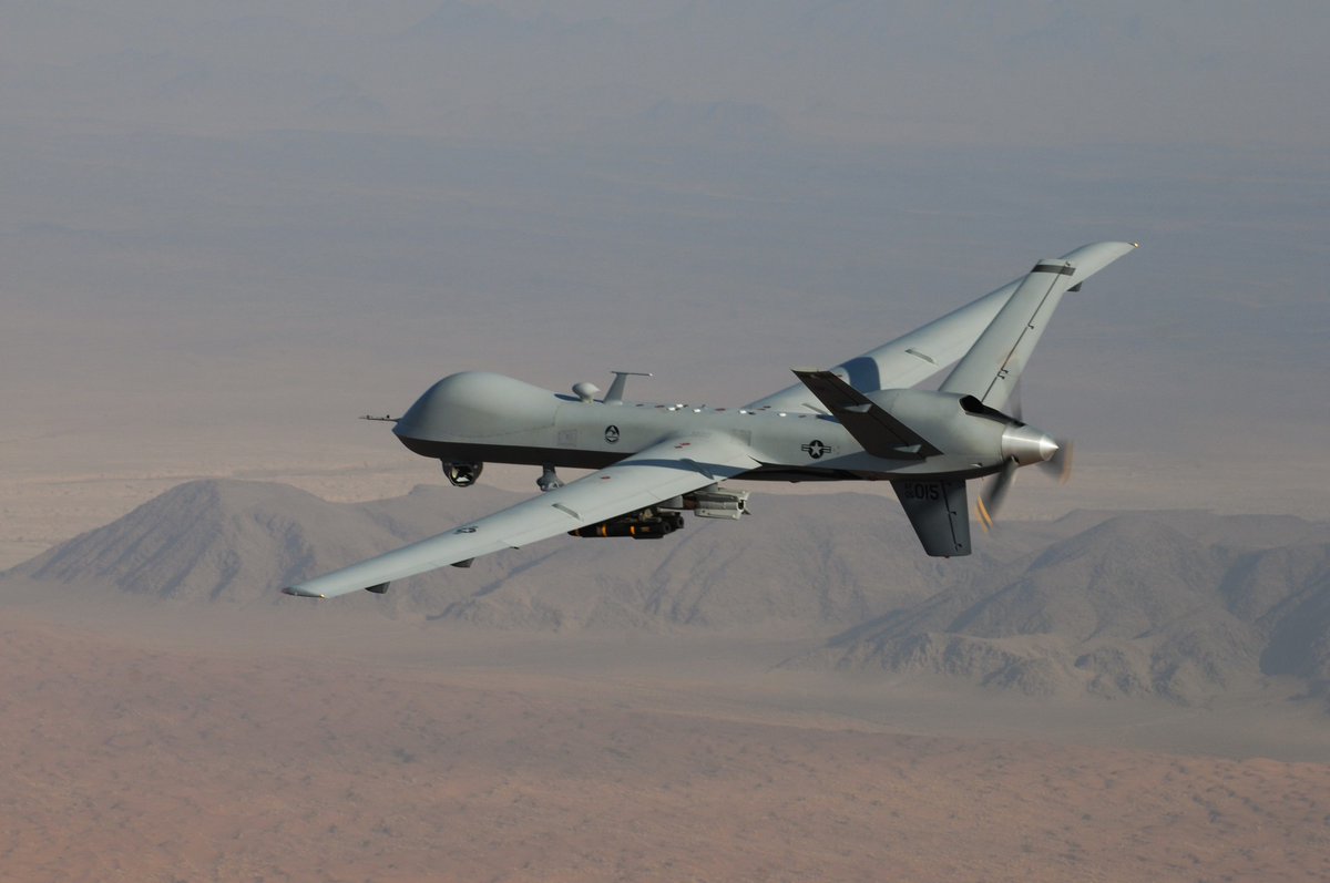 ⚡️BREAKING 

Yemen has shot down another expensive MQ-9 Reaper UAV, bringing the total number to 4 

Not a good day for the American arms industry