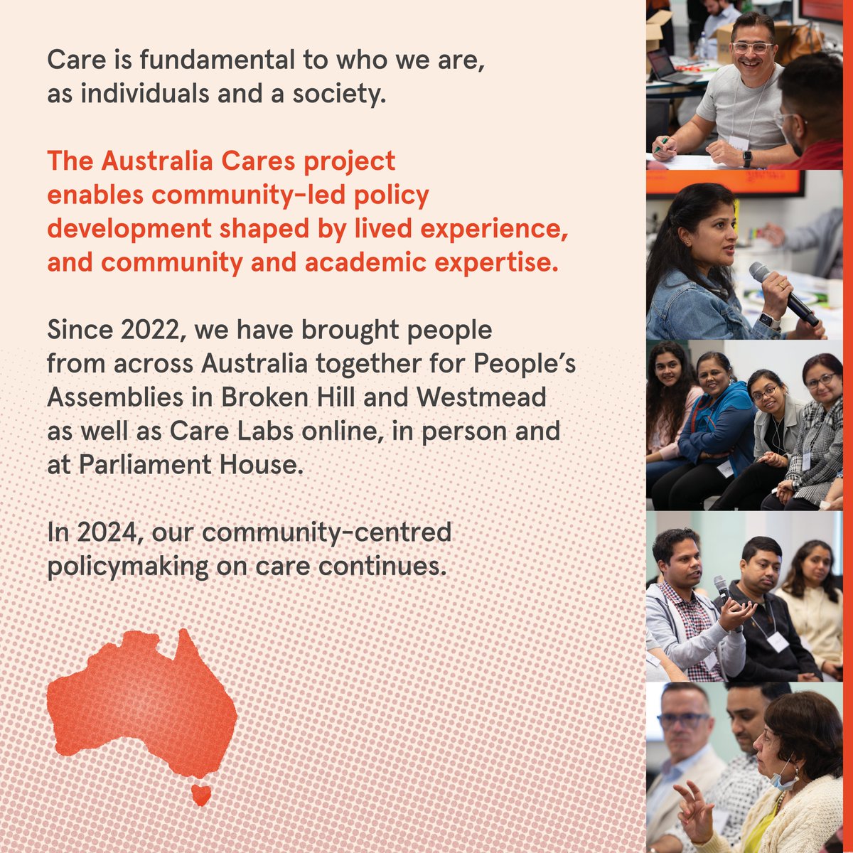 The care economy was front and centre in a budget the Treasurer framed as “for the here-and-now” and “for the decades to come.” So what’s new for care and can the vision meet the challenges we face in the coming decades? Read the Lab's #AustraliaCares budget highlights: