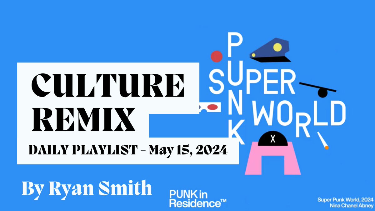 The May 16, 2024 Culture Remix Daily Playlist is out - today's stories:

@pudgypenguins Lotte Group expansion
@stephyfung digital fashion guide
@cryptopunksnfts announce Super Punk World w/ @ninachanel 
@DeGodsNFT & antifragility
Investment trends in AI, web3 & eCommerce
web3