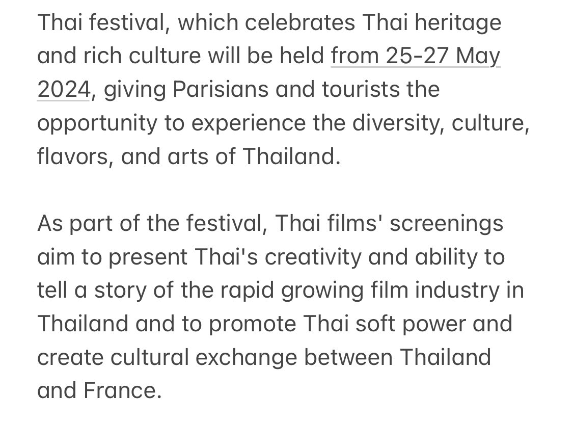 On May 27, #LoveYouToDebt will be shown on Thai Movie Day at Publicis Cinémas, Champs-Élysées in Paris 😍
 
Event is organized by the DITP, Ministry of Commerce & the Royal Thai Embassy in Paris
It's free & you can make reservation
loveyoutodebtthaimovieday.rsvpify.com/?securityToken…

#เธอฟอร์แคช #bbrightvc