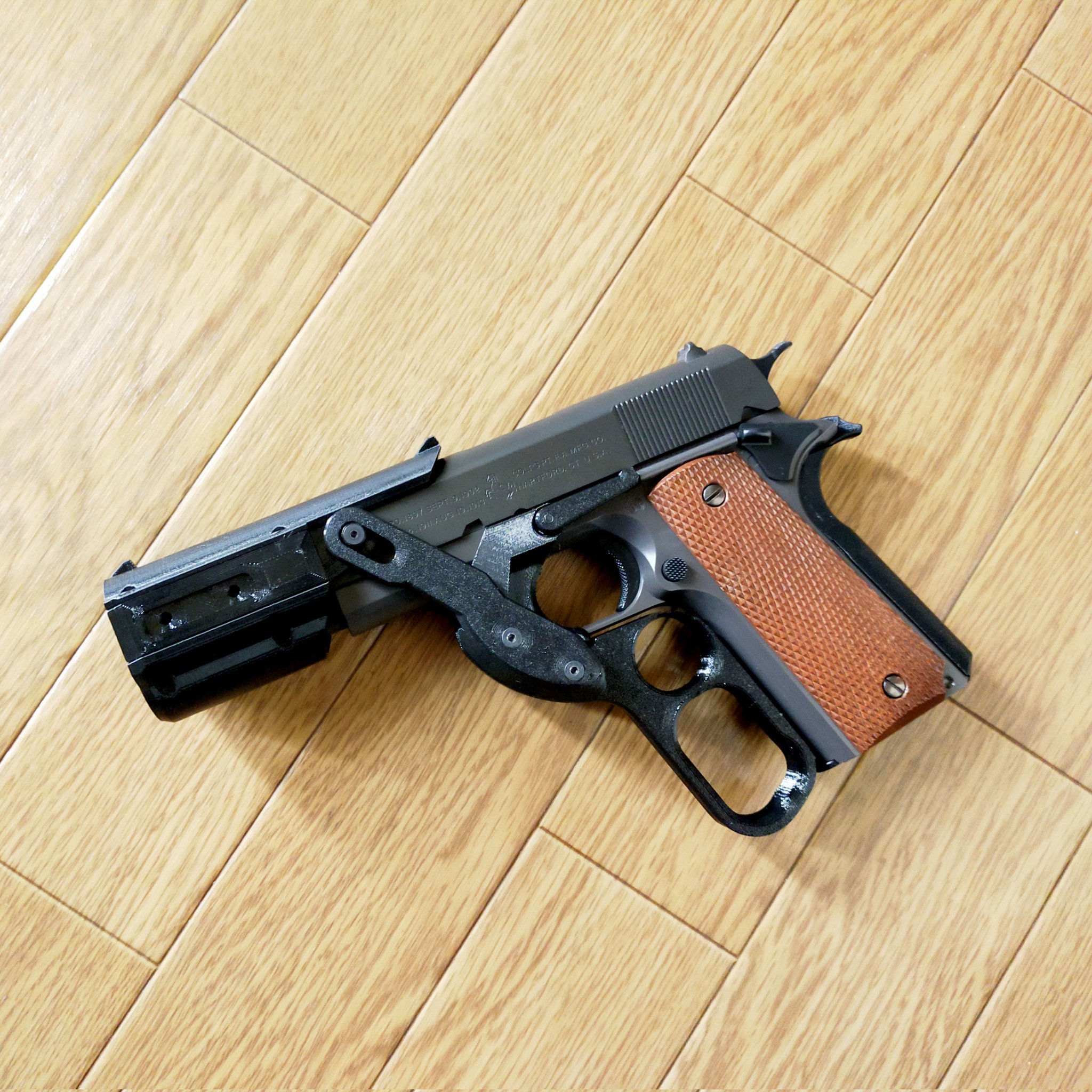 マルイエアコキガバメントHG用レバーアクション化キットJ⇔M