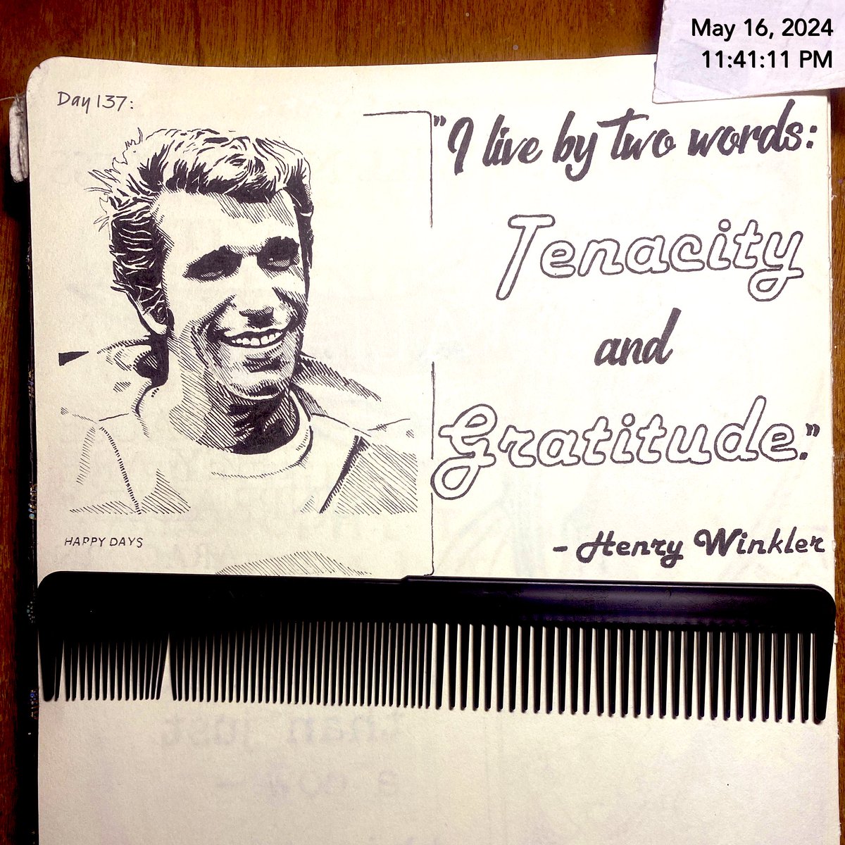 I’m thankful for this man who I looked up to as a child for his character, and still do so today, for the same reason.

@hwinkler4real 

#Motivate365 #ThankfulThursday #HenryWinkler #Fonzie #HappyDays