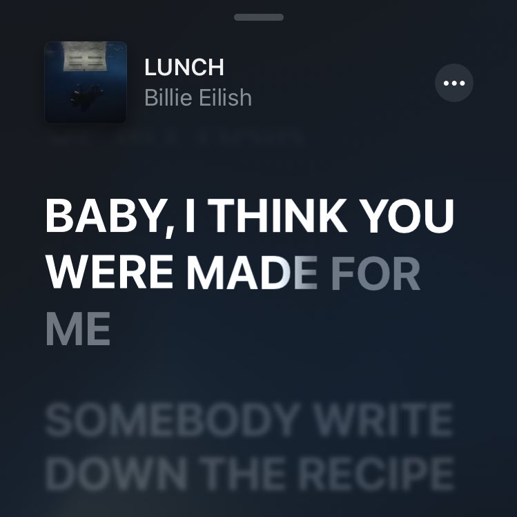 billie eilish you were made for me.