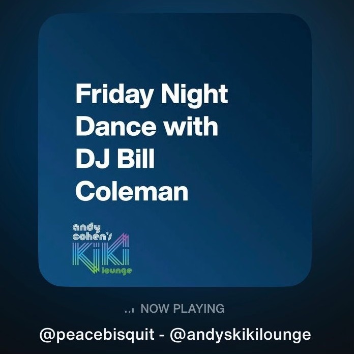 'RIDE ON TIME'🔥🪩 TONIGHT - 5/17‼️ FRIDAY NIGHT DANCE🪩🎧 @peacebisquit in @Andy Cohen's KIKI LOUNGE✨👉🏾 on @SIRIUSXM Ch. 302 *10pm-1amET /7-10pmPT / 3-6amUK or rewind *2-5amET / 11pm-2amPT / 7-10amUK 🪩🎧✨Electro, Disco, House, Hits and More👈🏽 #155