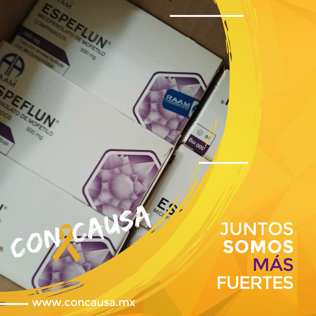 Agradecemos a nuestros amigos de @dpypsa que nos donaron varias cajas de Ácido Micofenólico las cuales serán de gran utilidad para nuestros niños. Gracias por tan invaluable apoyo 🎗️❤️🙏