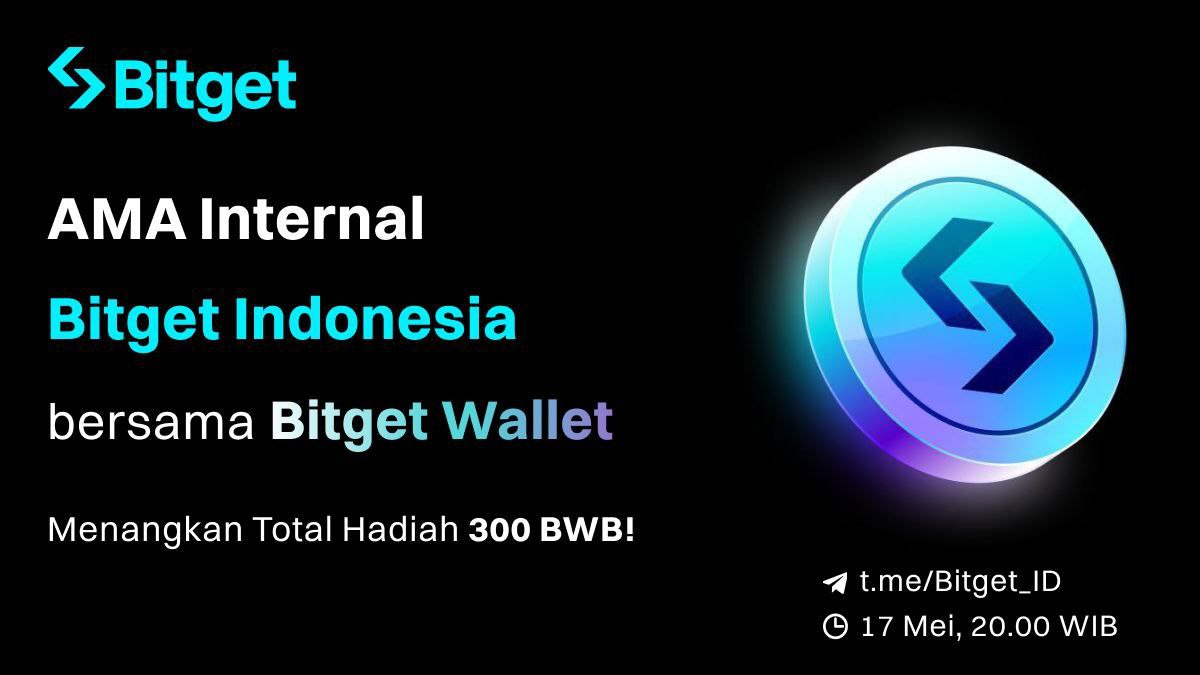 🔥 Bergabunglah dengan #BWB AMA bersama Bitget wallet Indonesia @Bitgetwallet_id dan Bitget Indonesia @BitgetID di telegram. Untuk mendiskusikan tentang masa depan #BWB dan ekosistemnya. 🎁 300 $BWB Siap di bagikan untuk AMA kali ini, bergabung sekarang dan periksa detailnya 📖