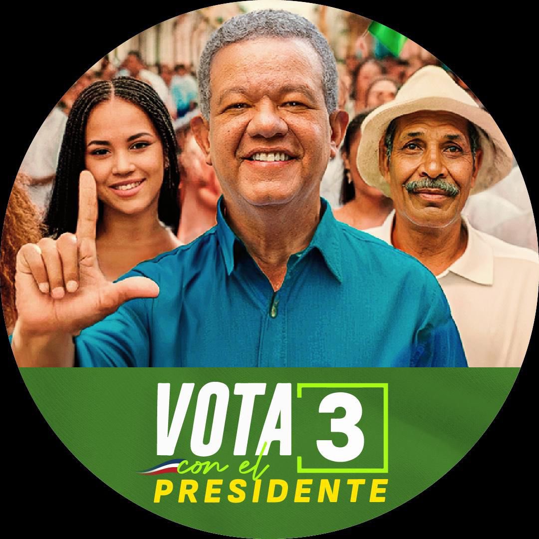 #Vota3 Por La Fuerza Del Pueblo Leonel Fernandez Presidente 💪💚