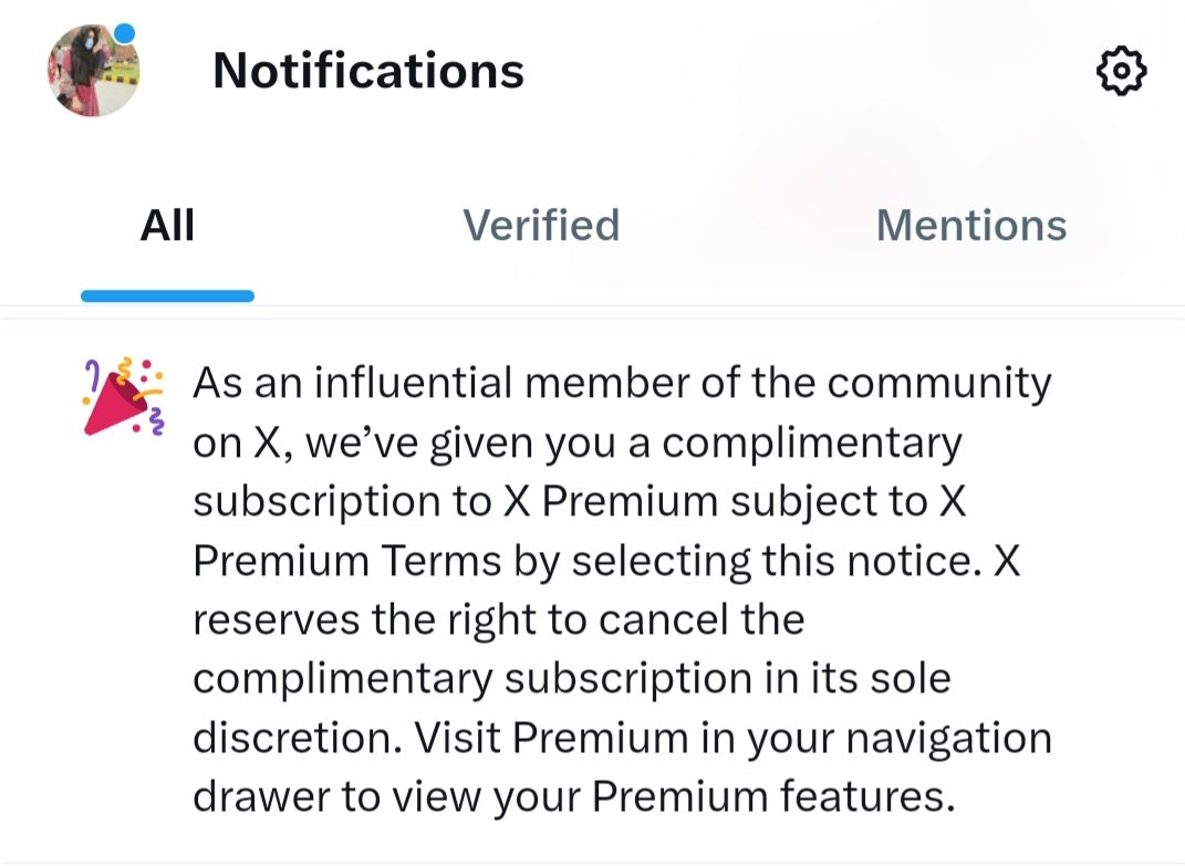 1️⃣پی-ٹی-آئی کے وہ ایکٹیو کارکن جنکے اکاؤنٹس پر ایکس کی جانب سے چل رہی آفر کے تحت ابھی تک فری بلیو چیک مارک گفٹ نہیں کیا گیا

2️⃣وہ جلد از جلد 2500 ویری فائیڈ اکاؤنٹس کو فالو کرکے فوراً اپنے اکاؤنٹ پر ایکس کی بہترین آفر سے فائدہ اُٹھا سکتے ہیں

3️⃣چلیں سب ایک دوسرے کو فالو اور