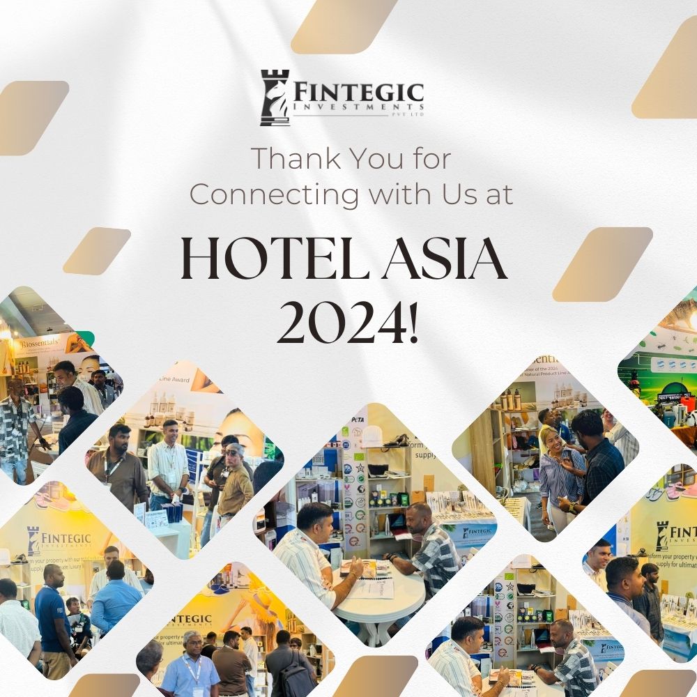 Fintegic Investment Pvt Ltd extends our heartfelt thanks to all who joined us at the Hotel Asia 2024 Exhibition.

#hotelasia2024 #hotelasia #fintegicinvestments #fintegic #exhibition #resorts #maldivesresorts