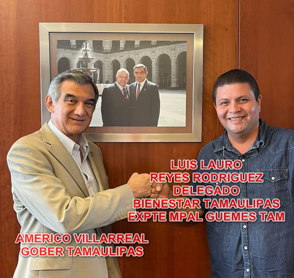 Tu nuevo delegado de BIENESTAR Tamaulipas LUIS LAURO REYES RODRIGUEZ ExALCALDE #Güemes #Tamaulipas Tierra de Zetas, actualmente CDG Escorpiones Quien no se queda atras Aparece con un arma prohibida de uso exclusivo de SEDENA esta en la Presa Vicente Guerrero ¿QUE LES PASA?