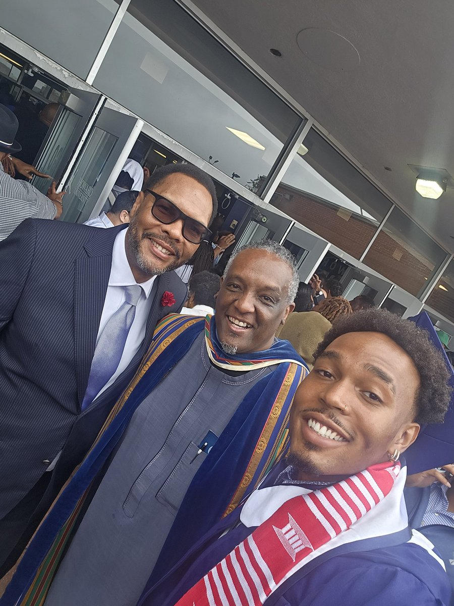 @HowardU graduation with our son @michaeltaylor and @AfricanaCarr