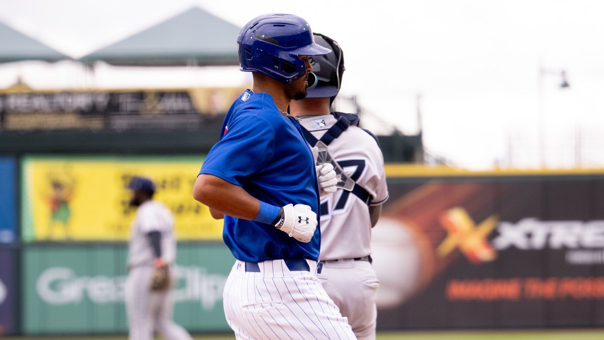 There's something familiar about this. #Cubs prospect Brennen Davis showed off his sweet swing and long-touted upside by going yard in his fourth consecutive game for Triple-A Iowa: atmilb.com/3UKZvv5