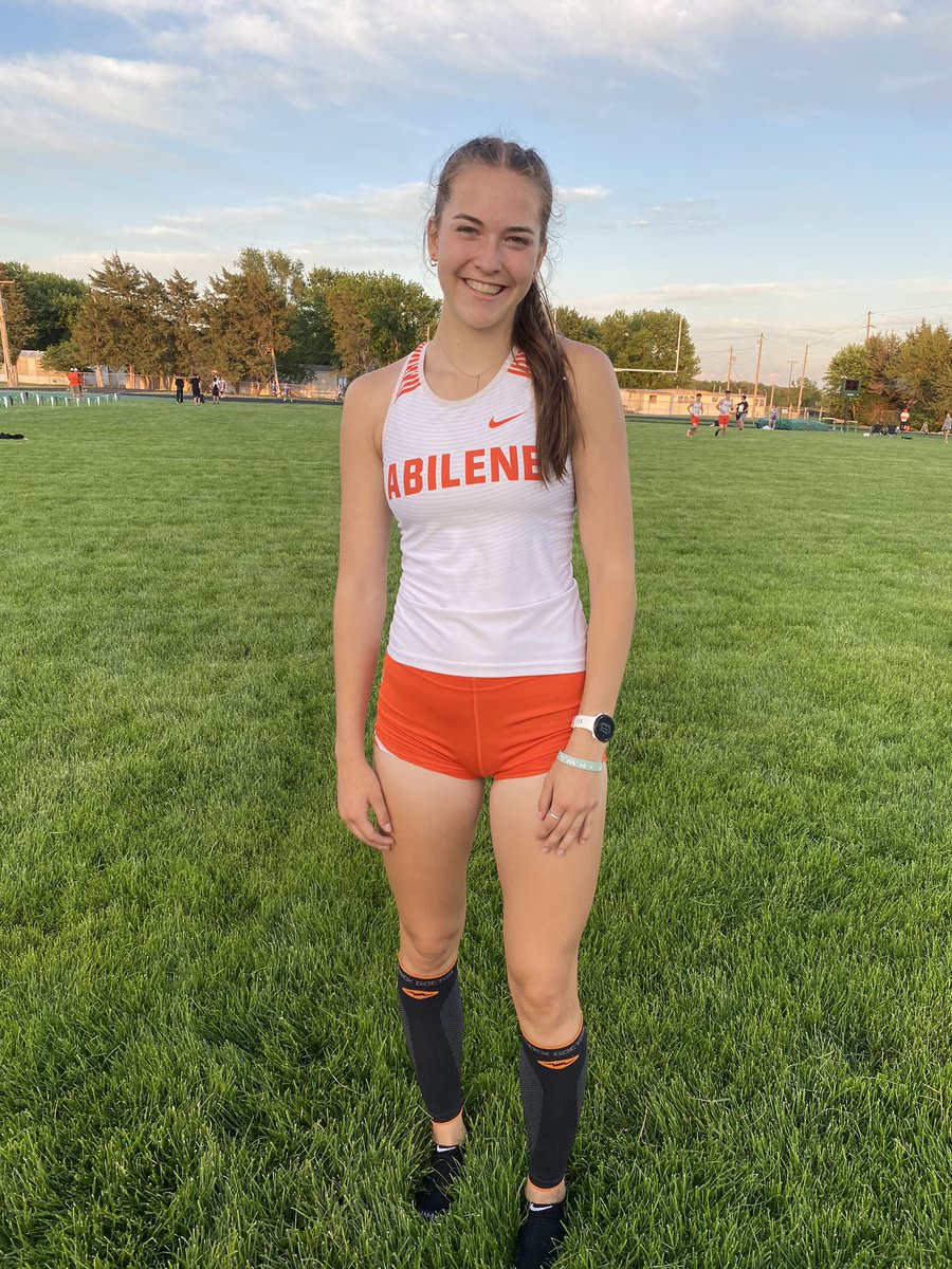 Abilene High School Track & Field (@abilenetrack) on Twitter photo 🚨🚨🚨 SCHOOL RECORD 🚨🚨🚨
Congratulations to Eden Bathurst for breaking the Abilene School Record in the 800m with a time of 2:15.41 at Regionals in Chapman.
#UnleashYourPotential
<a href="/AbileneCowboys/">Abilene Athletics & Activities</a>
<a href="/sportsinkansas/">Sports in Kansas</a> 🚨🚨🚨 SCHOOL RECORD 🚨🚨🚨
Congratulations to Eden Bathurst for breaking the Abilene School Record in the 800m with a time of 2:15.41 at Regionals in Chapman.
#UnleashYourPotential
<a href="/AbileneCowboys/">Abilene Athletics & Activities</a>
<a href="/sportsinkansas/">Sports in Kansas</a>
