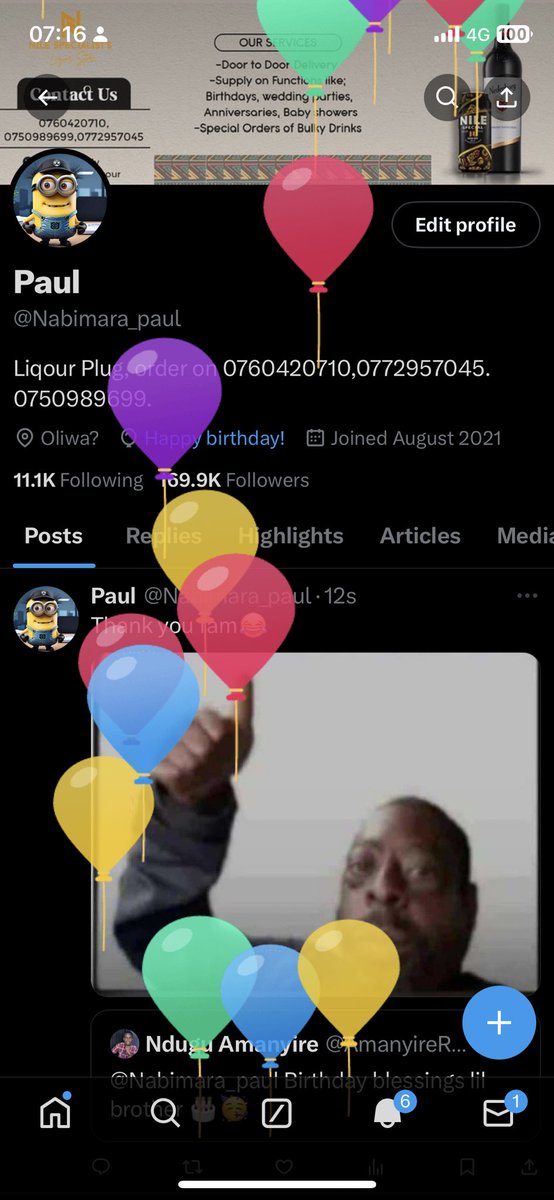 It’s my birthday and it’s a Friday 😂now let’s meet at Tales ✌️ Nembabazi 🙏