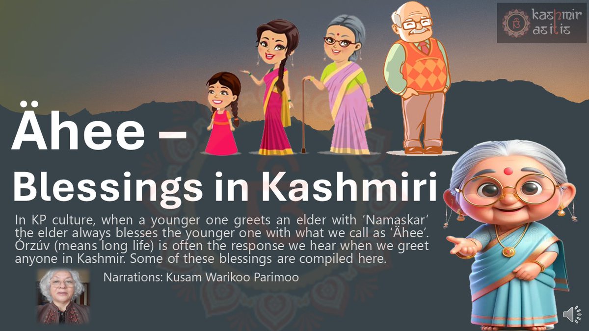 Blessings in Kashmiri Language... add your's in the comments... youtu.be/sz1lKY1mV4Y